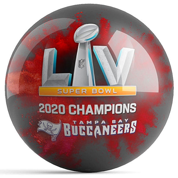 2020 Super Bowl LV Champs Tampa Bay Buccaneers Bowling Ball Front