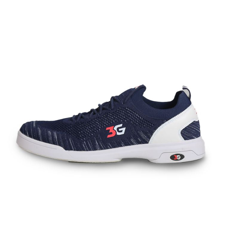 3G Men's Ascent Blue Right Hand Bowling Shoes Side