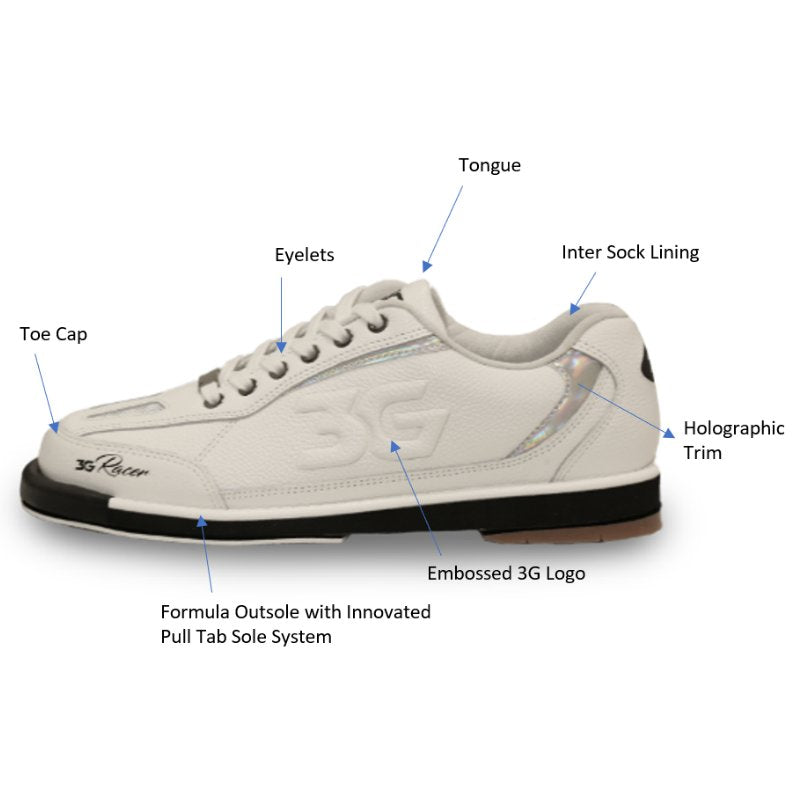 3G Men's Racer White/Holo Right Hand