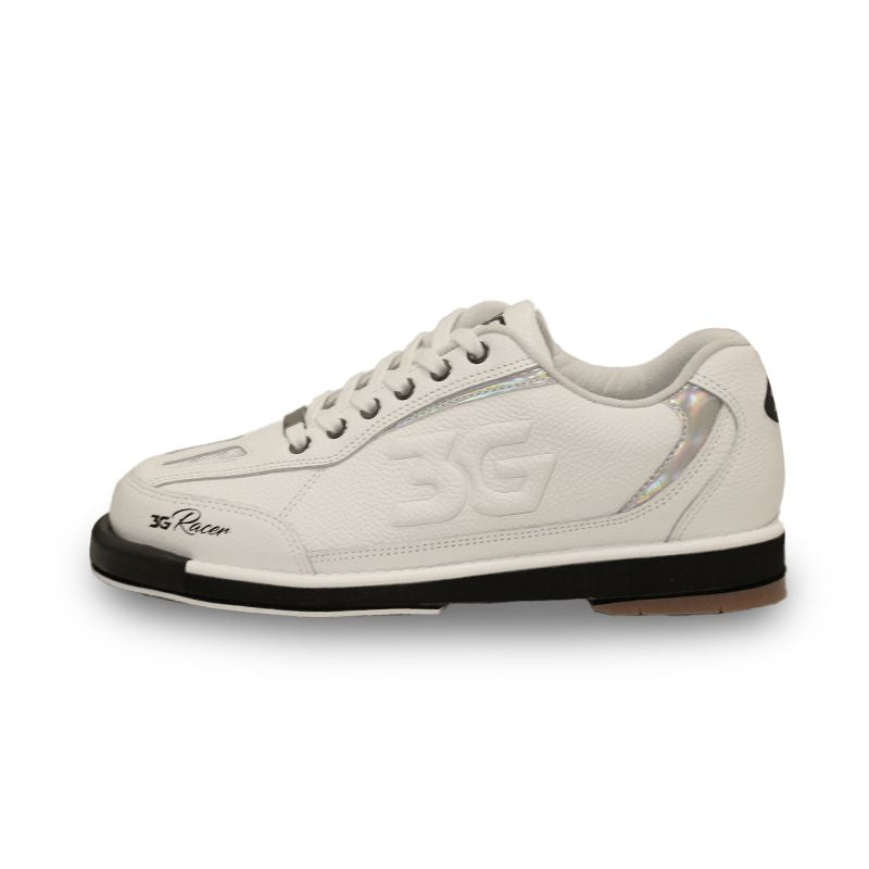 3G Racer White/Holo Men's Right Hand Bowling Shoes