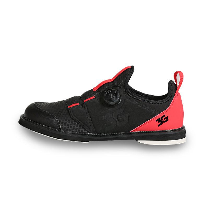 3G Men's Speed Dial+ Black/Red Right Hand Bowling Shoes
