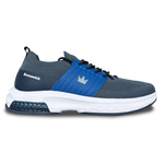 Brunswick Men's Alpha Max Grey/Navy Bowling Shoe
