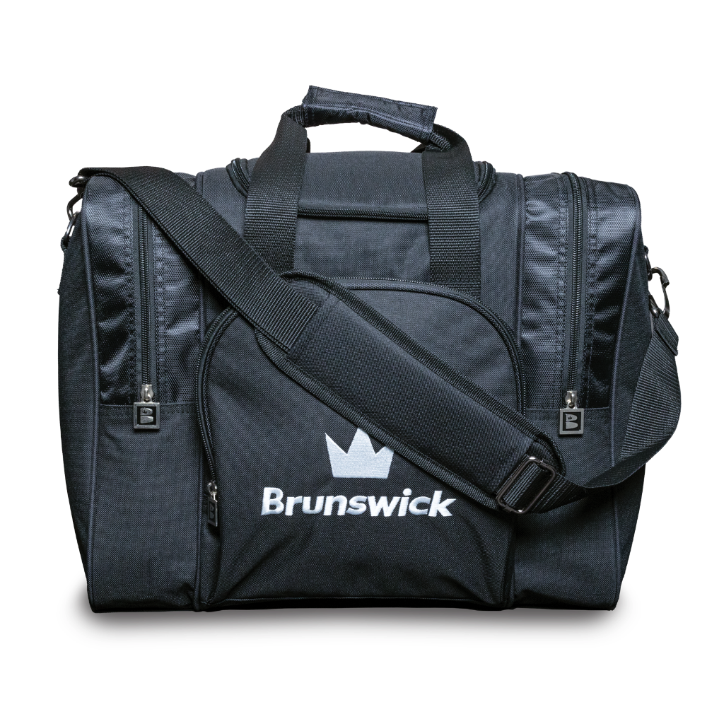 Brunswick Attack 1 Ball Tote Black Bowling Bag