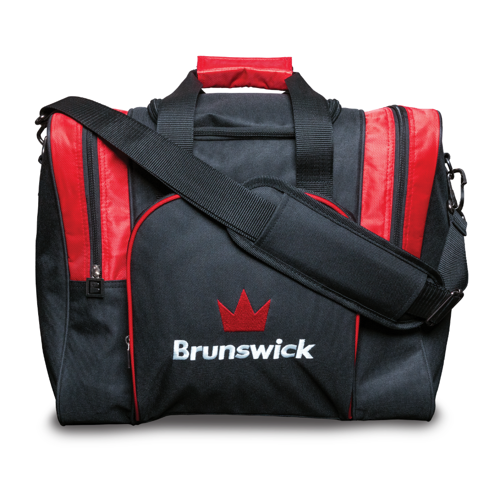 Brunswick Attack 1 Ball Tote Red Bowling Bag