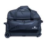 Brunswick Zone 2 Ball Roller Bowling Bag Black
