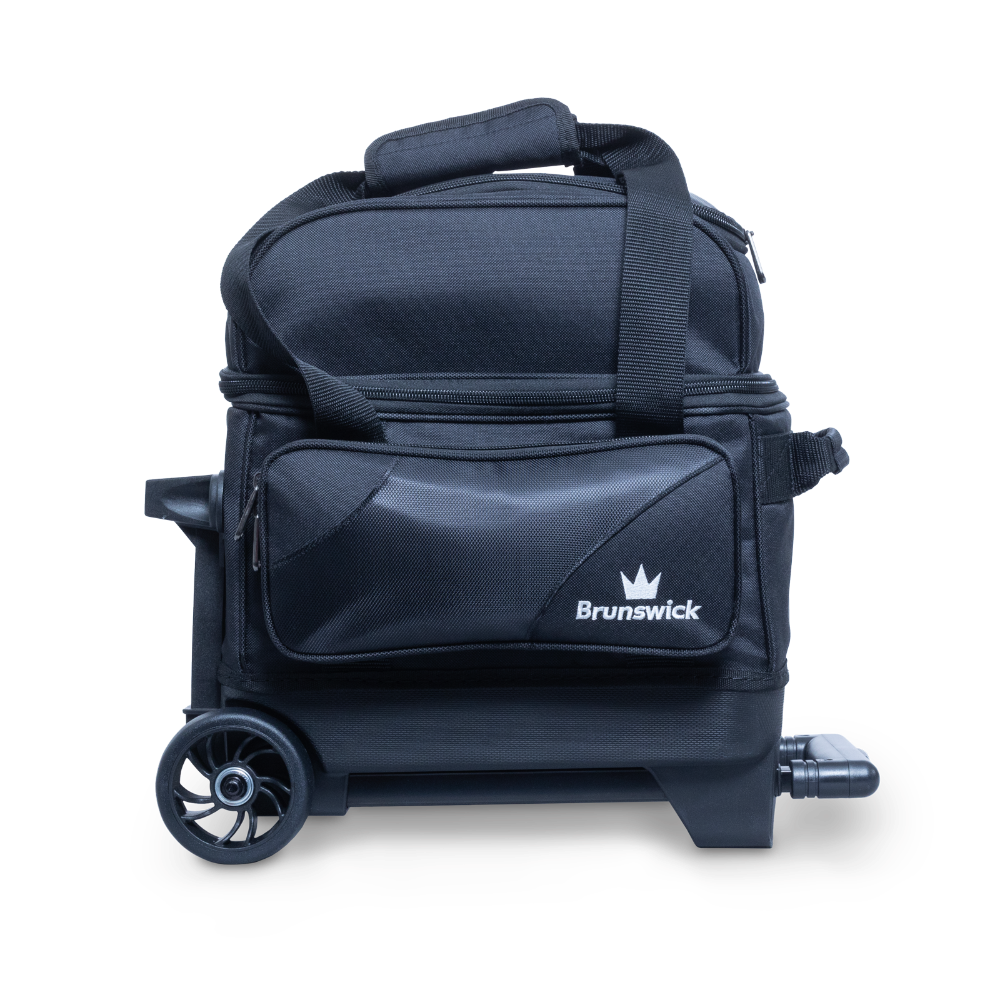 Brunswick Zone 1 Ball Roller Bowling Bag Black