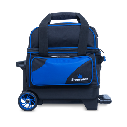 Brunswick Zone 1 Ball Roller Bowling Bag Blue