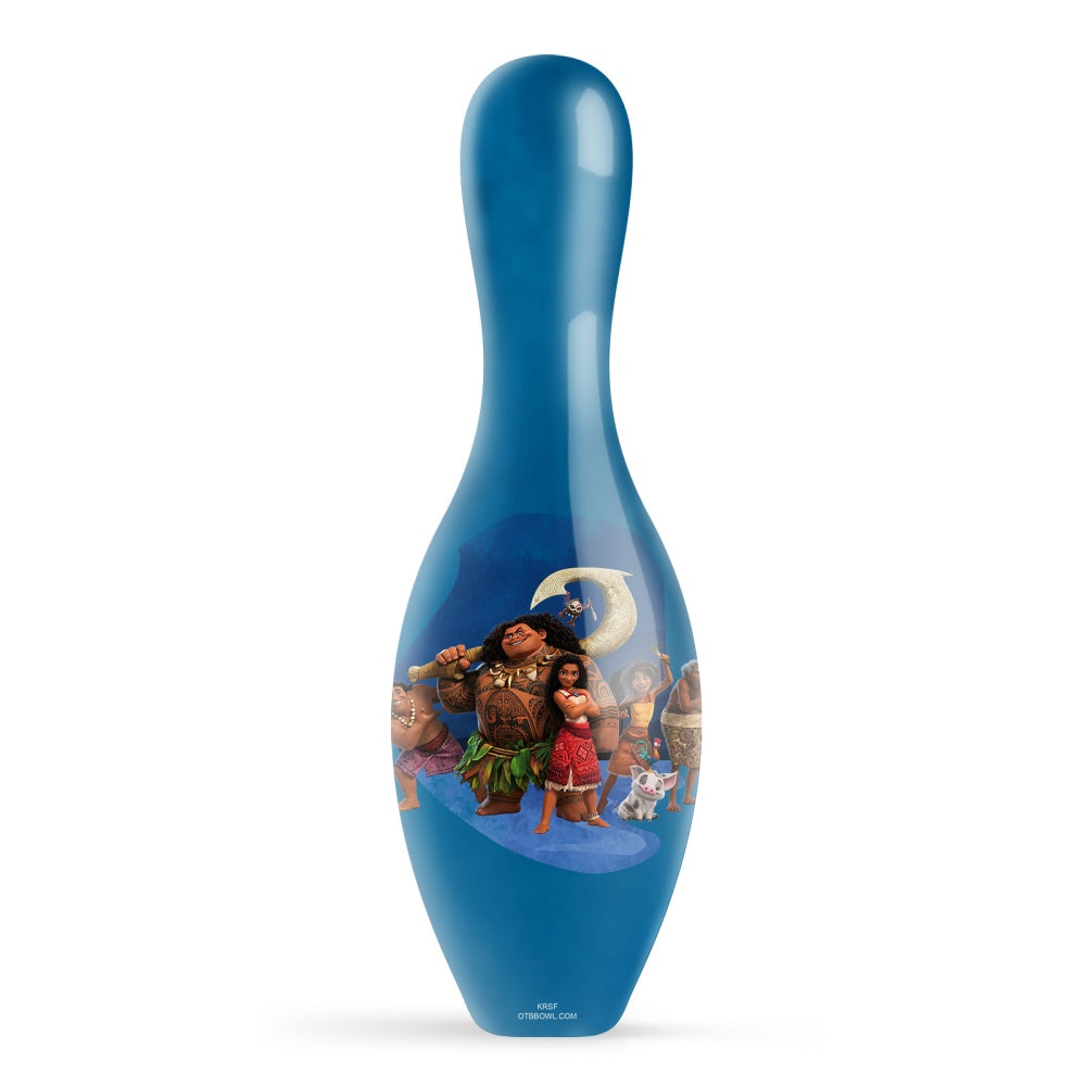 Disney Moana 2 Characters Bowling Pin Side 1 & 2