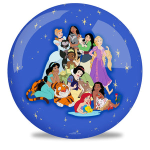 Disney Princesses Characters Bowling Ball