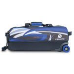 Ebonite 3 Ball Tote Roller Bag Blue