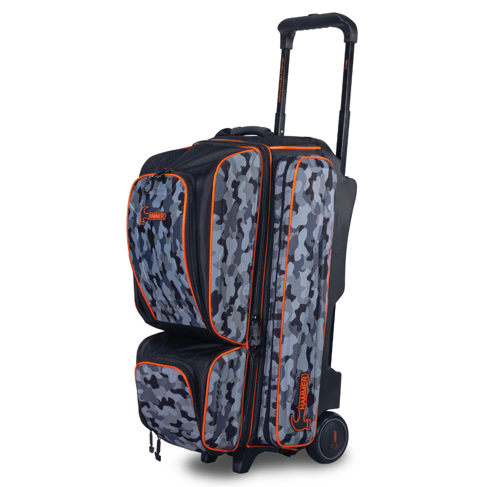 Hammer Gauntlet 3 Ball Roller Bowling Bag Grey Camo