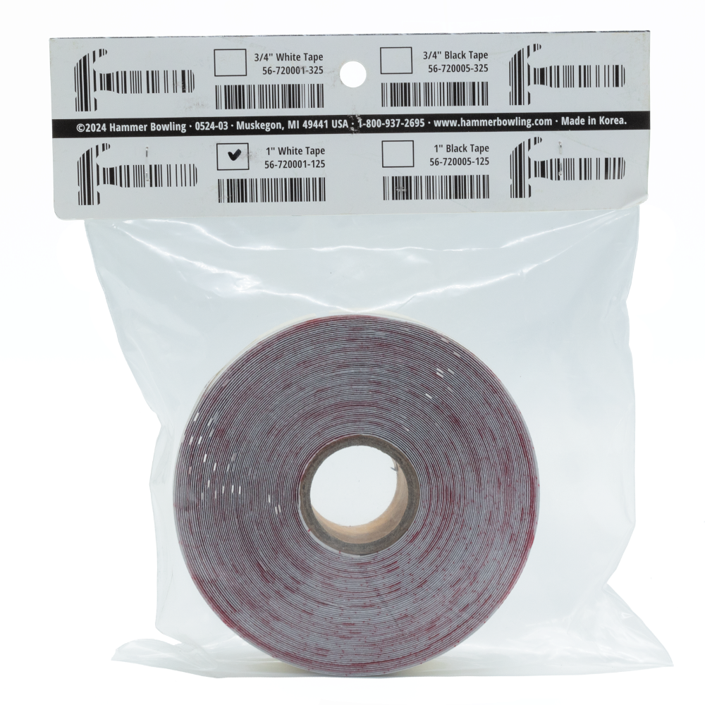 Hammer White Insert Tape 250 Piece Roll Packaging Back