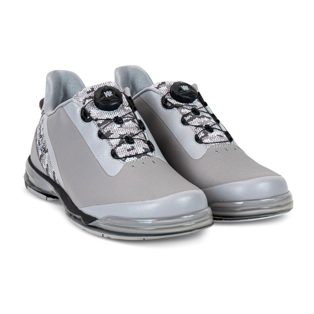 KR Strikeforce Hype Grey Camo Right Hand Unisex Bowling Shoes