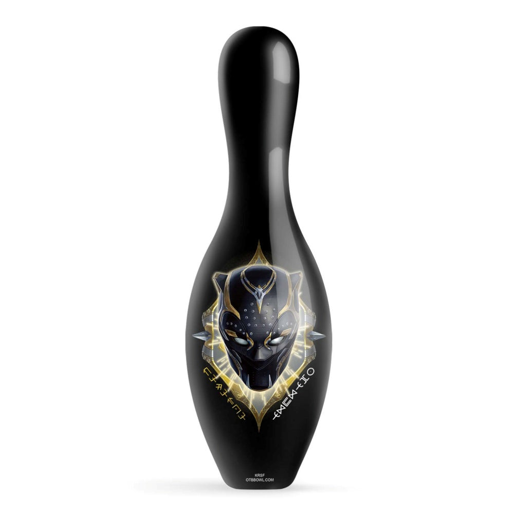 Marvel Avengers Black Panther Wakanda Forever Badge Bowling  Pin