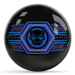 Marvel Avengers Black Panther Wakanda Forever Logos Bowling Ball