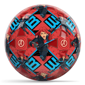 Marvel Avengers Black Widow Pattern Bowling Ball Side 1 & 2