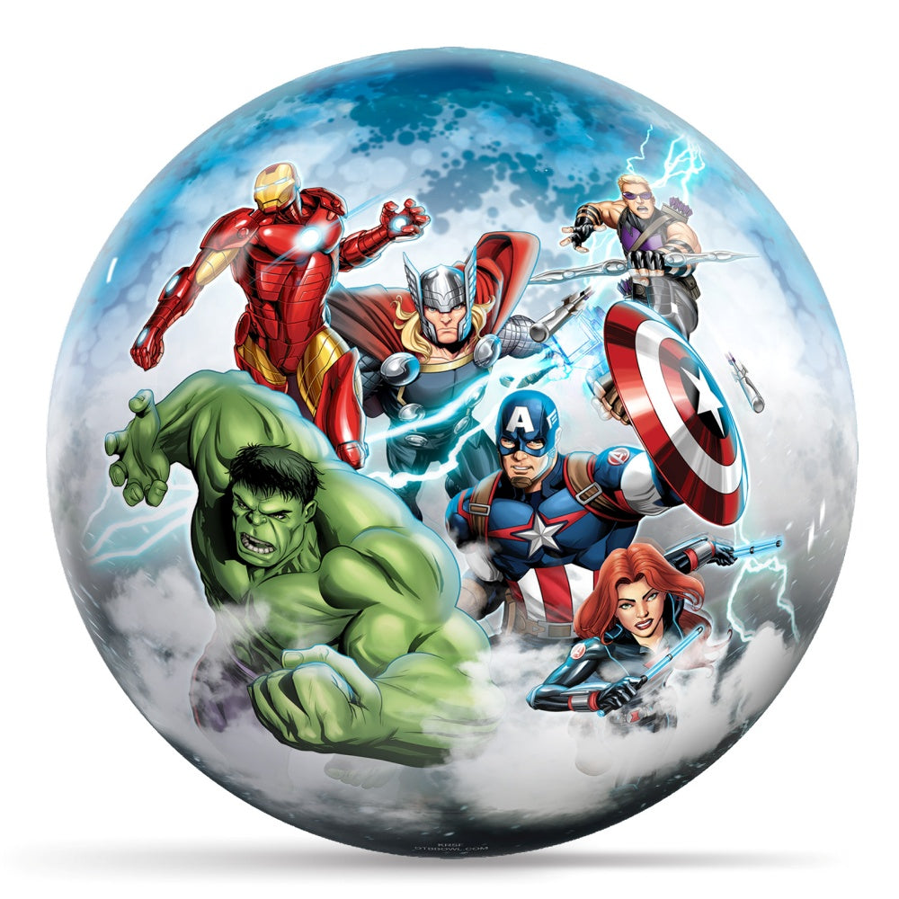 Marvel Avengers Characters Bowling Ball Side 1 & 2