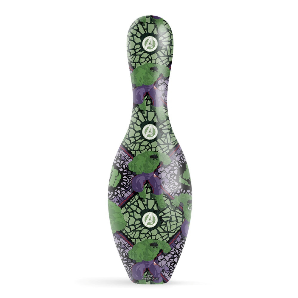 Marvel Avengers Hulk Pattern Bowling Pin