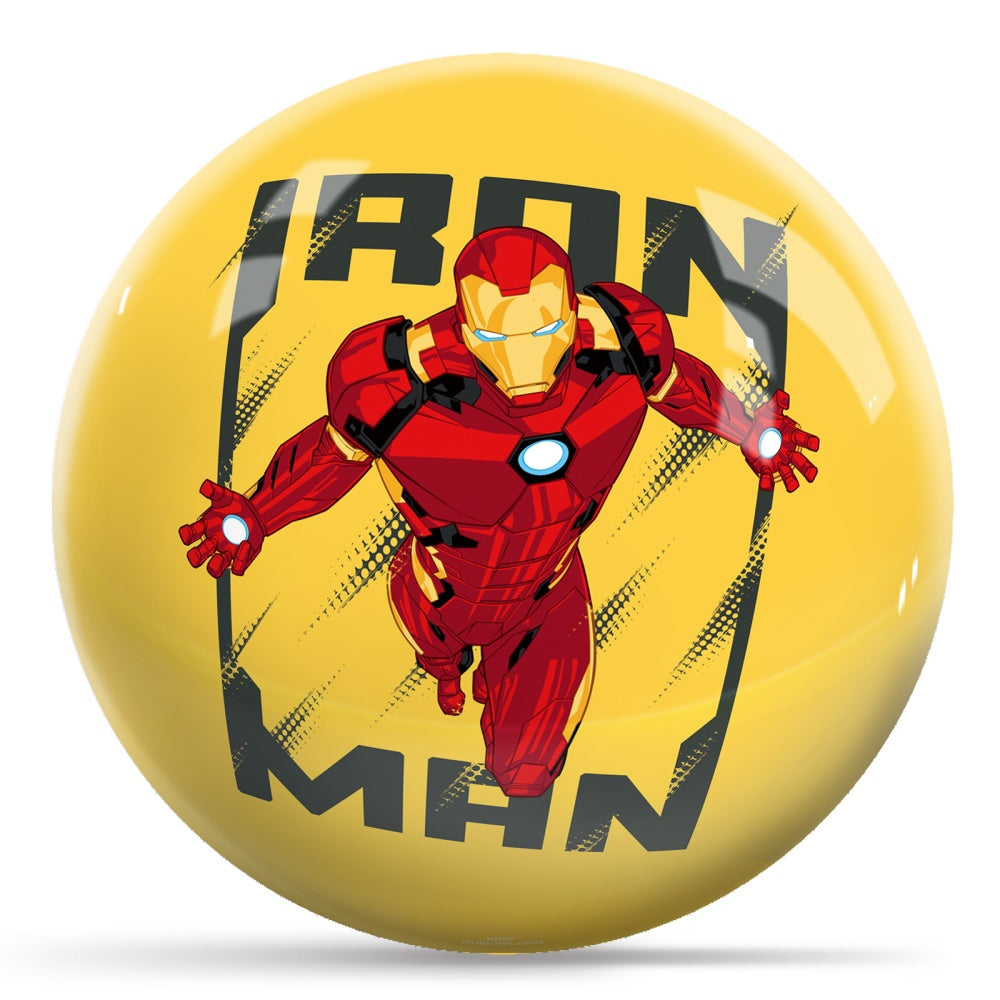 Marvel Avengers Iron Man Bowling Ball Side 1 & 2