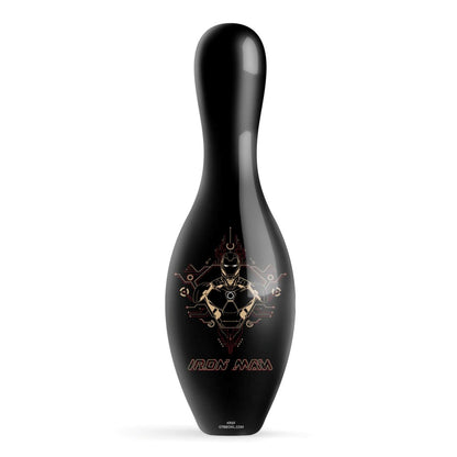 Marvel Avengers Iron Man Logos Bowling Pin