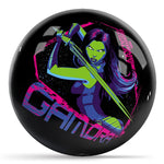 Marvel Guardians of the Galaxy Gamora Bowling Ball Side 1 & 2