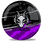 Motiv Jackal Purple/Grey Bowling Ball Side 1