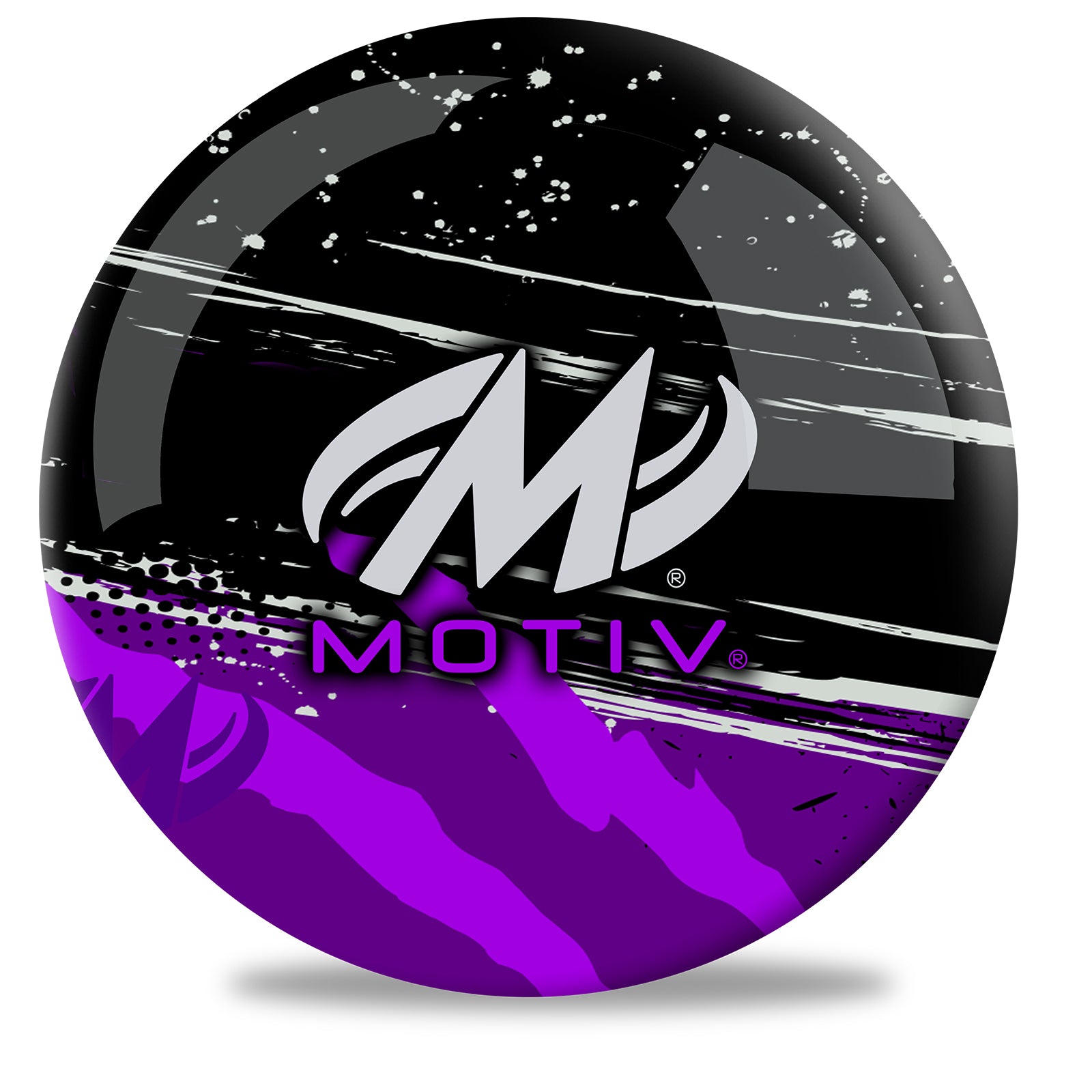Motiv Jackal Purple/Grey Bowling Ball Side 2