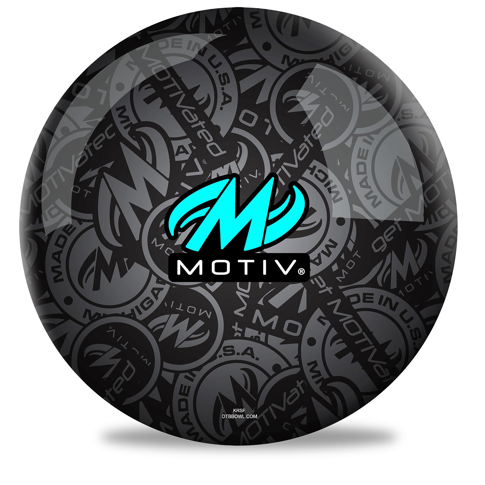 Motiv Stadium Teal Bowling Ball Side 1