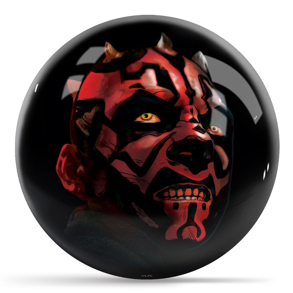 Star Wars Darth Maul Logo Bowling Ball Side 1