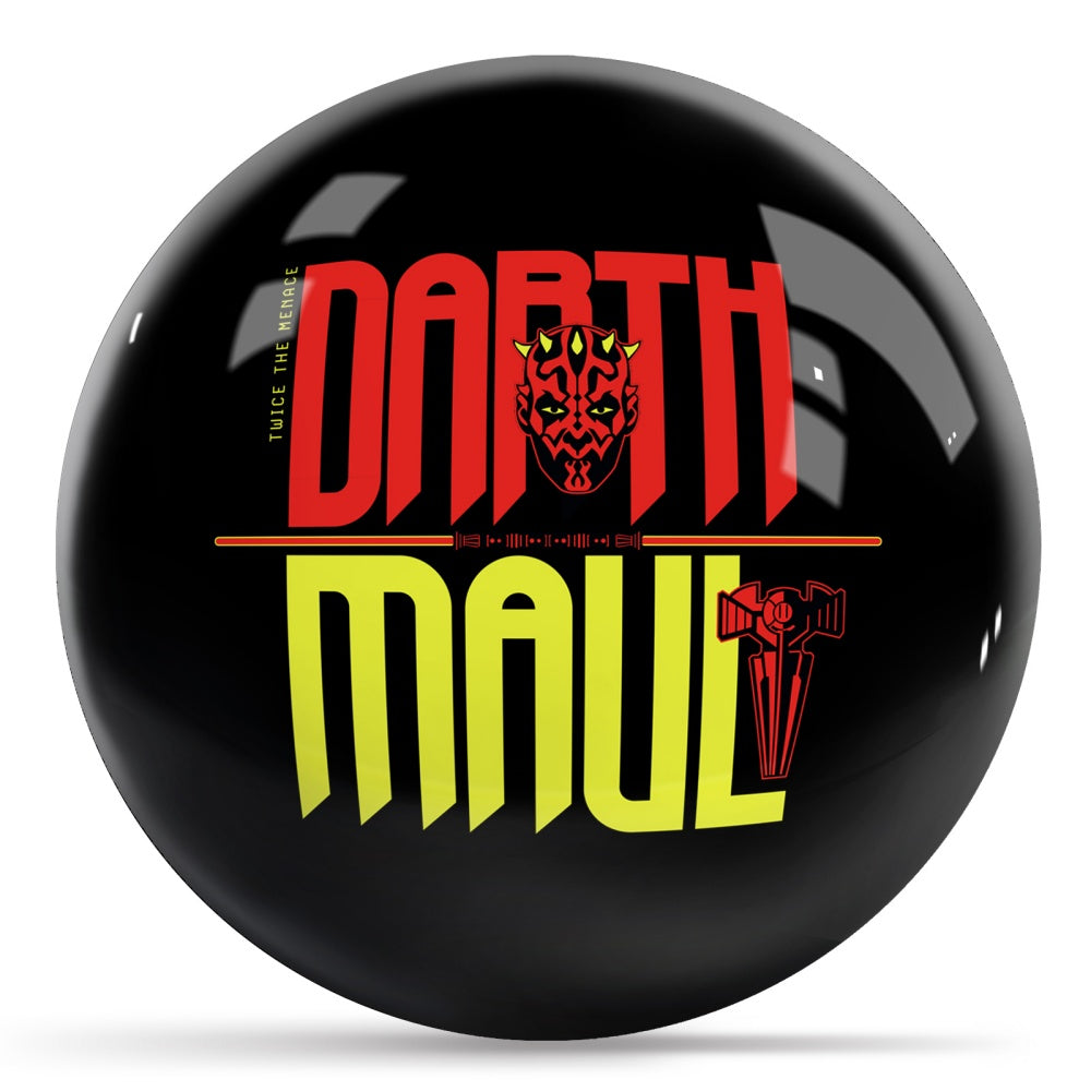 Star Wars Darth Maul Logo Bowling Ball Side 2