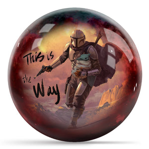 Star Wars Grogu & Din Djarin Bowling Ball Side 2