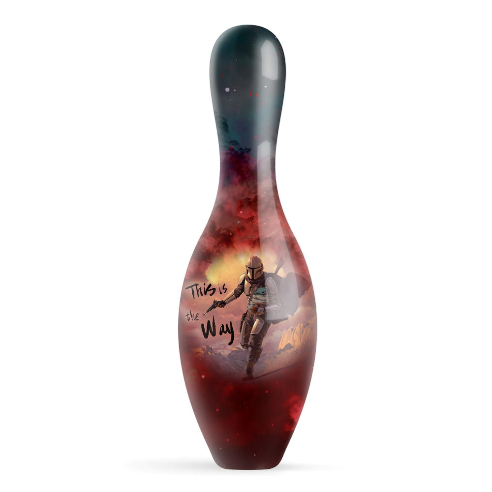 Star Wars Grogu and Din Djarin Bowling Pin Side 2