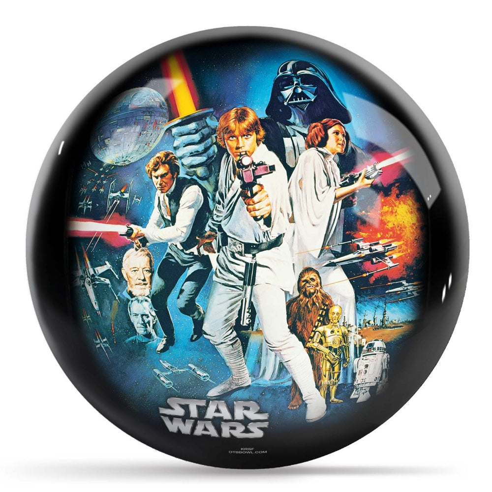Star Wars Characters Bowling Ball Front