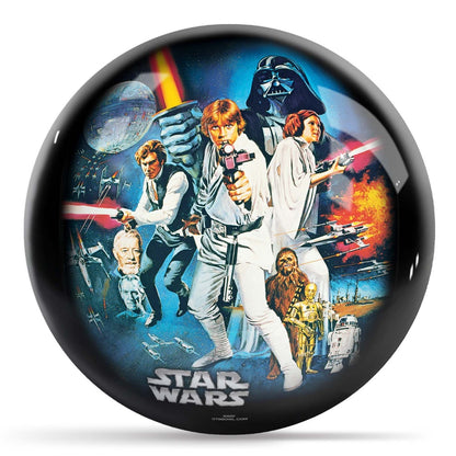 Star Wars Characters Bowling Ball Front
