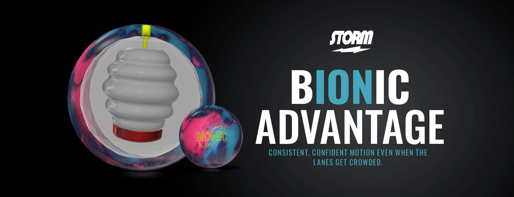 Storm Bionic Bowling Ball – Torsion A.I. Core NRG Hybrid Versatility