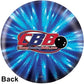 CheapBowlingBalls.com Logo Blue Burst Bowling Ball