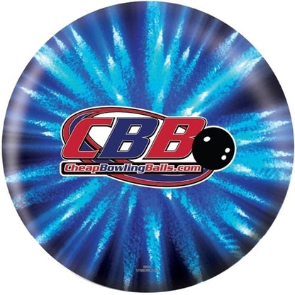 CheapBowlingBalls.com Logo Blue Burst Bowling Ball