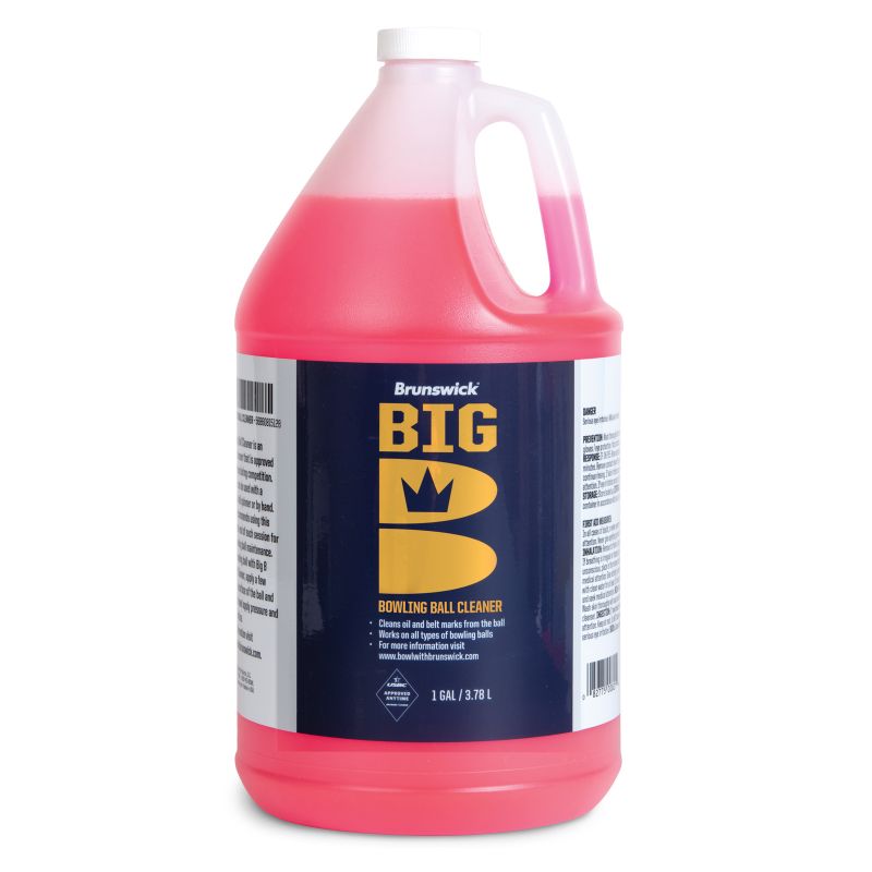 Brunswick Big B Bowling Ball Cleaner - 1 Gallon Bottle