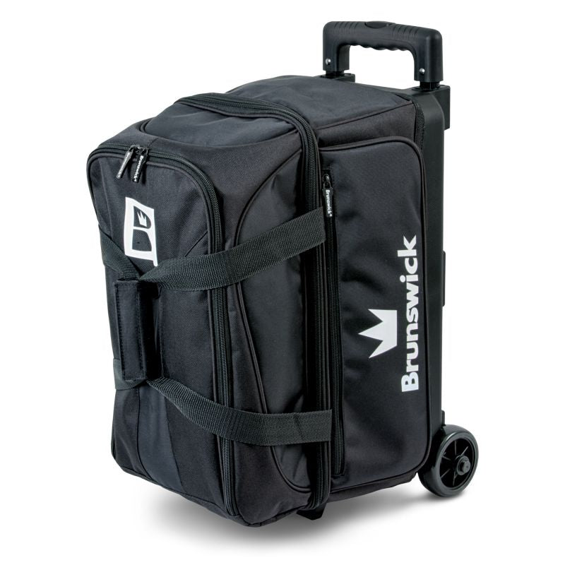 Brunswick Blitz 2 Ball Roller Bowling Bag, Black
