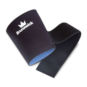 Brunswick Compression Wrist Wrap Black / White Logo Open Strap