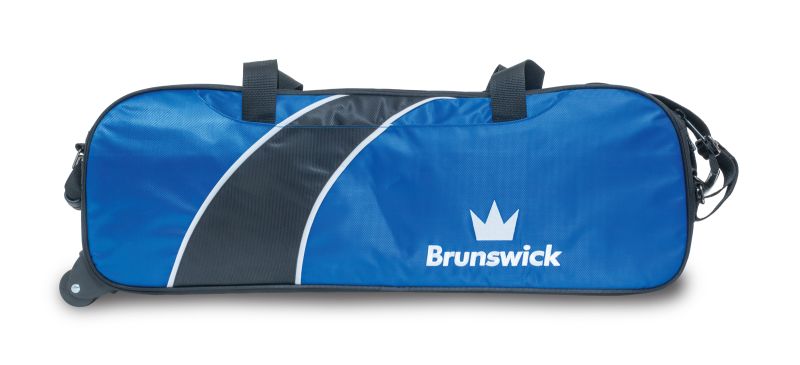 Brunswick Edge 3 Ball Tote Without Pouch Bowling Bag Blue