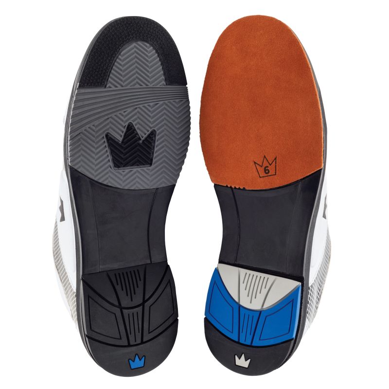 Brunswick Men's Fury White Right Hand Bowling Shoes Outsoles