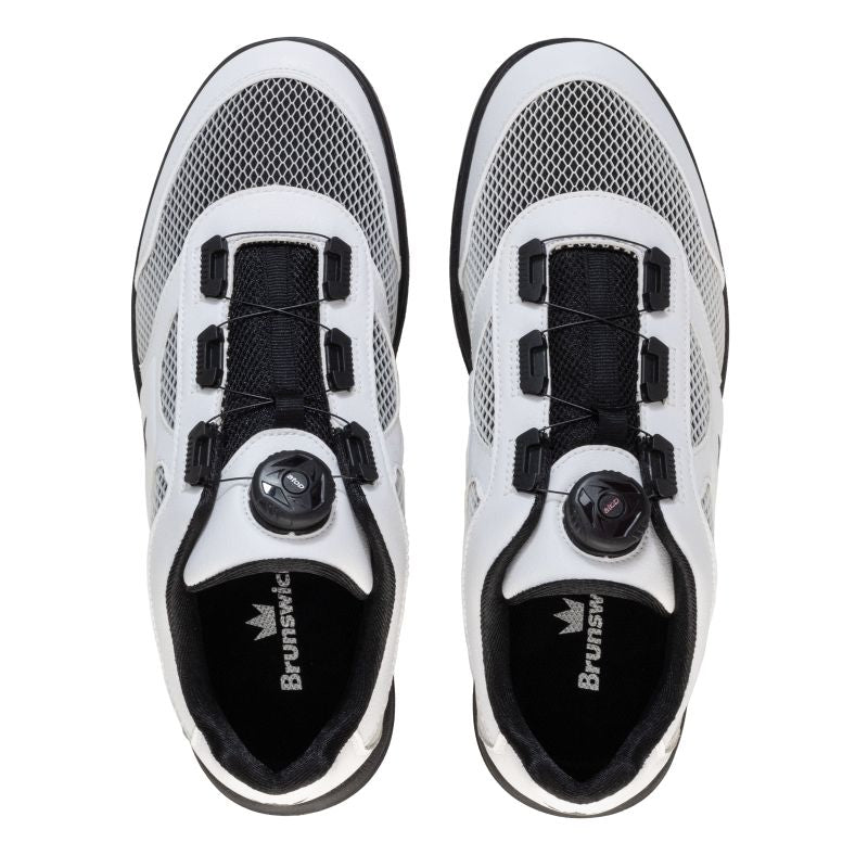 Brunswick Men's Fury White Right Hand Bowling Shoes Top