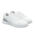 Brunswick Youth Girls Mystic White/Silver Bowling Shoes