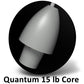 Brunswick Quantum Fire Pearl Bowling Ball 15 lb Core