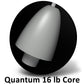 Brunswick Quantum Fire Pearl Bowling Ball 16 lb Core