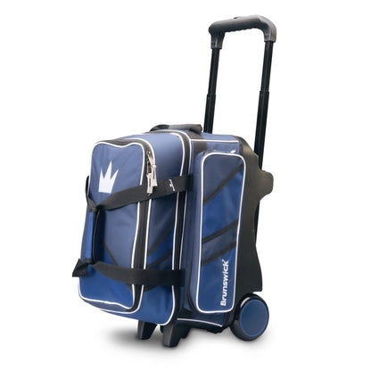 Brunswick Quest 2 Ball Roller Bowling Bag Blue