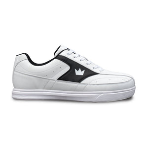 Brunswick Men's Renegade White/Black Bowling Shoes