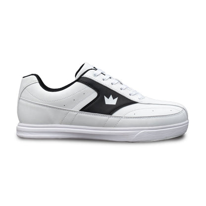 Brunswick Men's Renegade White/Black Bowling Shoes