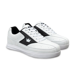 Brunswick Men's Renegade White/Black Bowling Shoes Pair